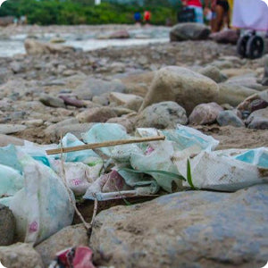 El impacto de las toallas y tampones al medo ambiente.