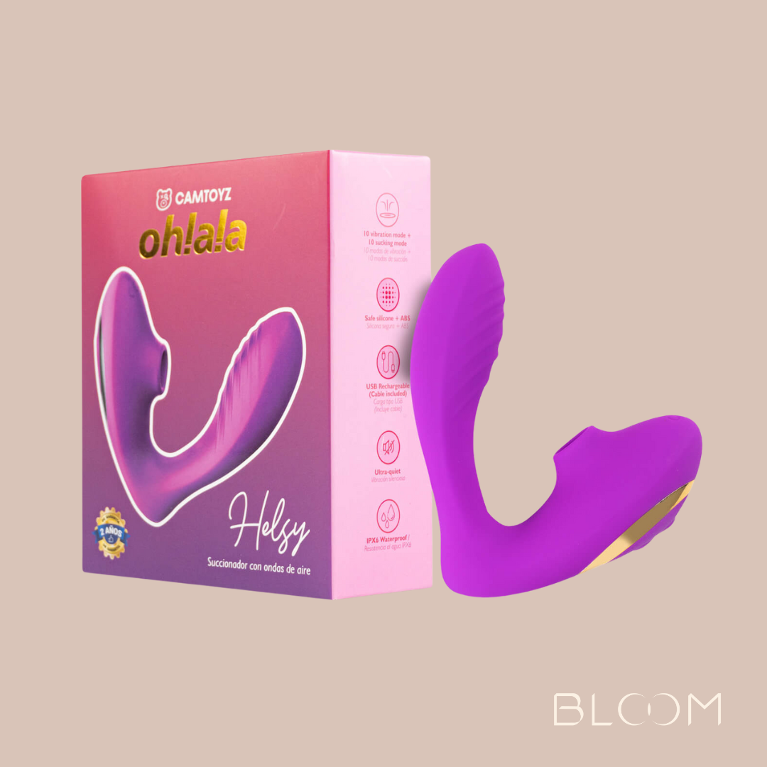 Vibrador Succionador Helsy