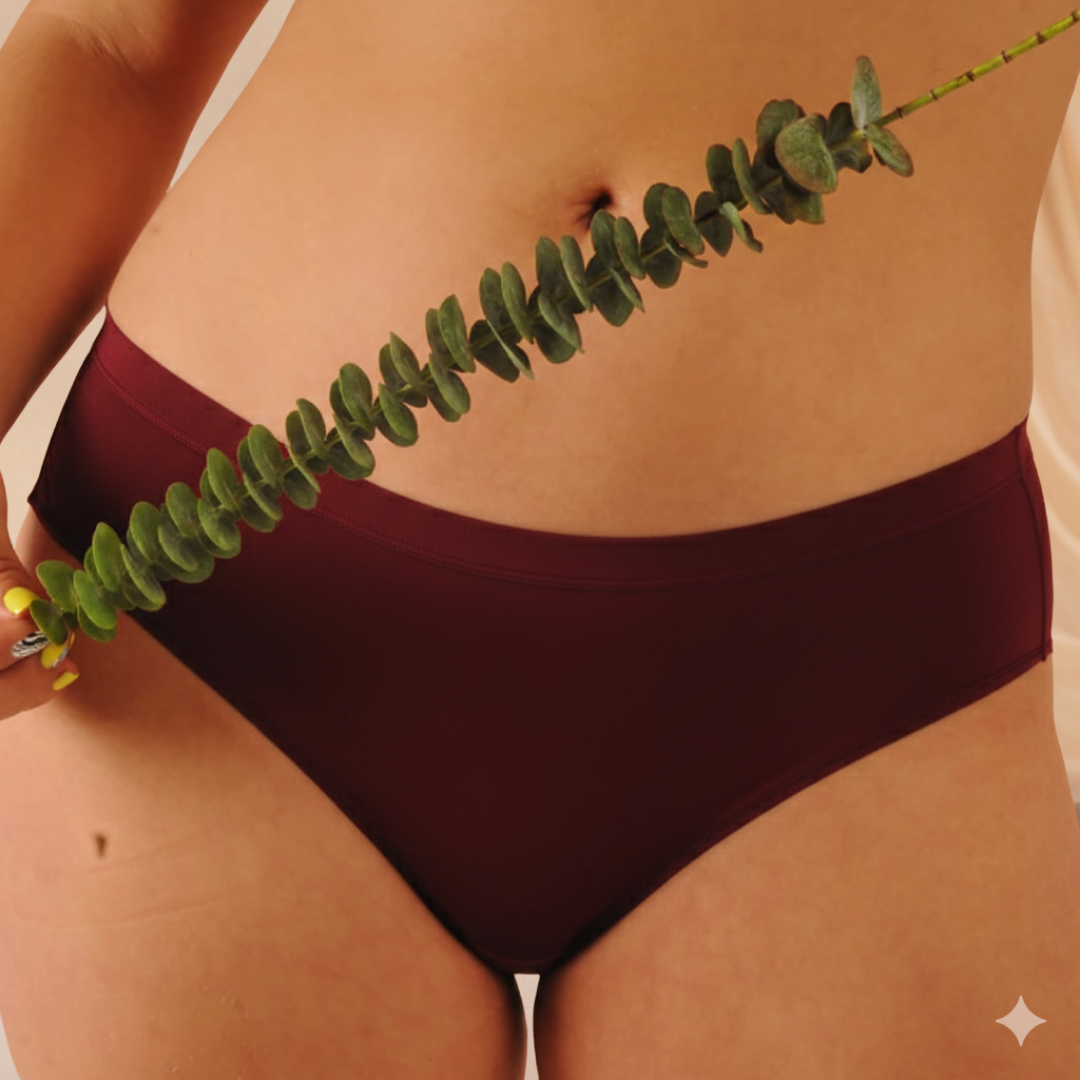 Calzón absorbente cachetero sin encaje