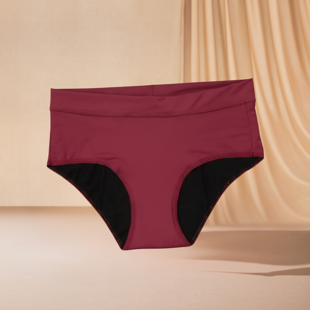 Calzón Vinotinto Teens Absorbente