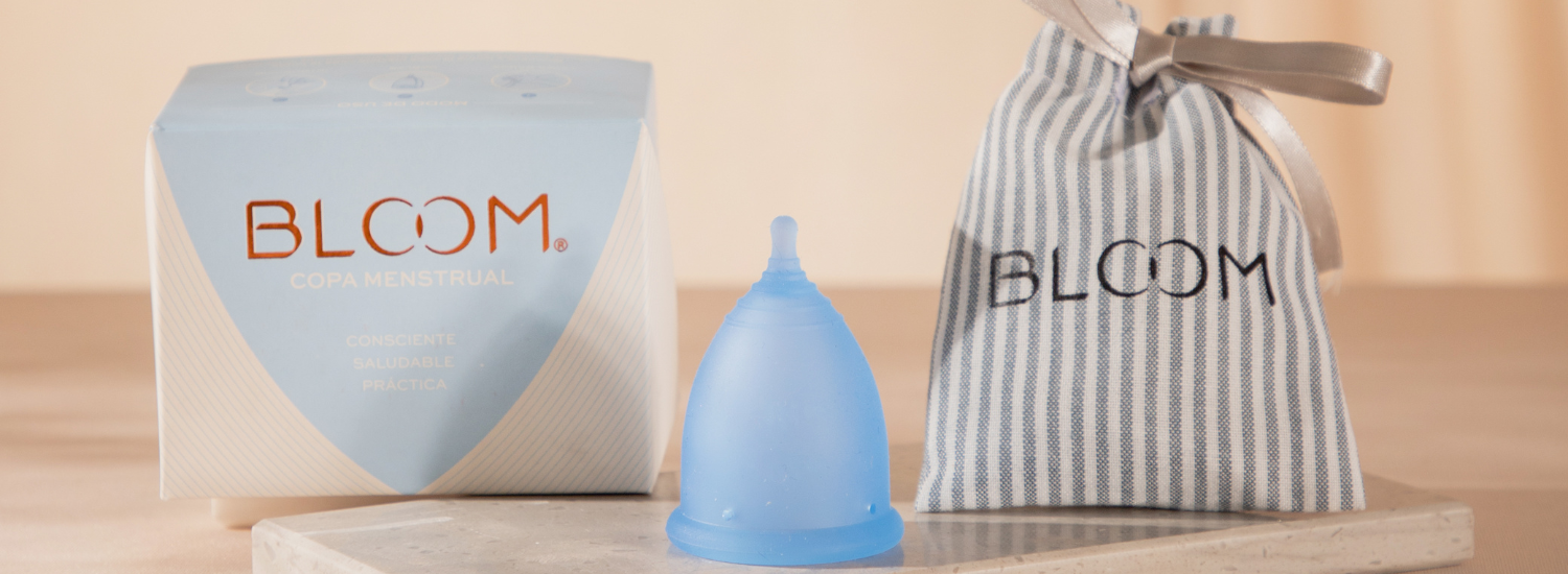 Copa menstrual BLOOM corta con bolsita y caja