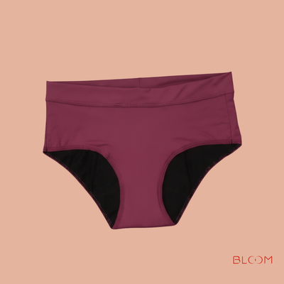 Calzón Vinotinto Teens Absorbente