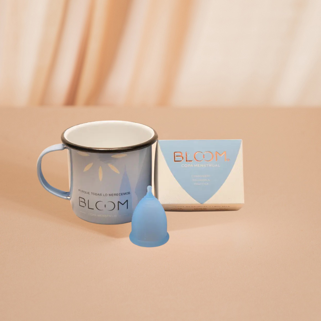 Copa Menstrual BLOOM Corta + Ollita Esmaltada