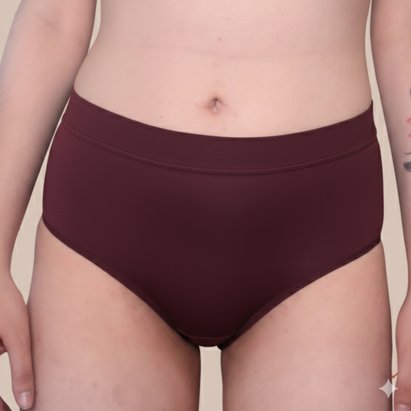 Calzón Absorbente TALLE ALTO VINOTINTO