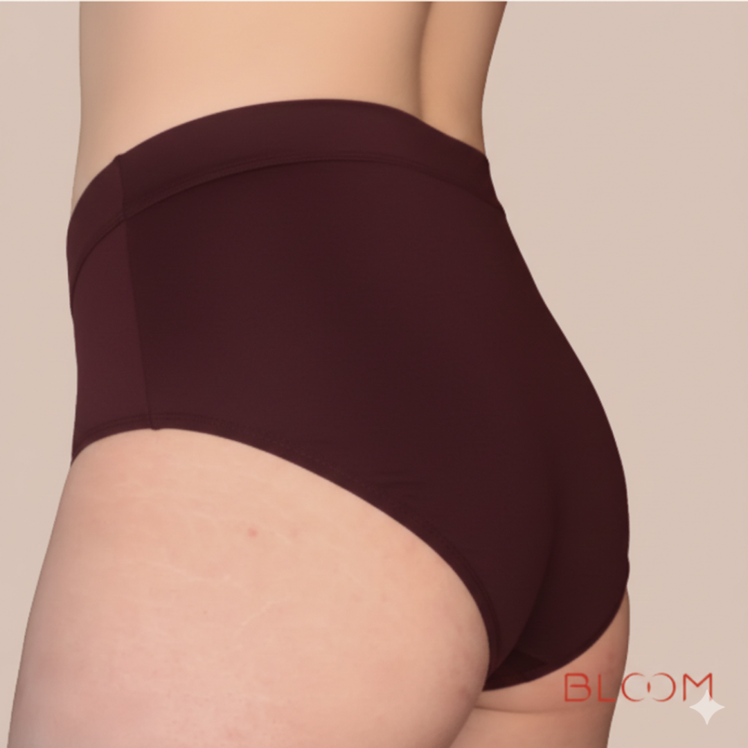 Calzón Absorbente TALLE ALTO VINOTINTO