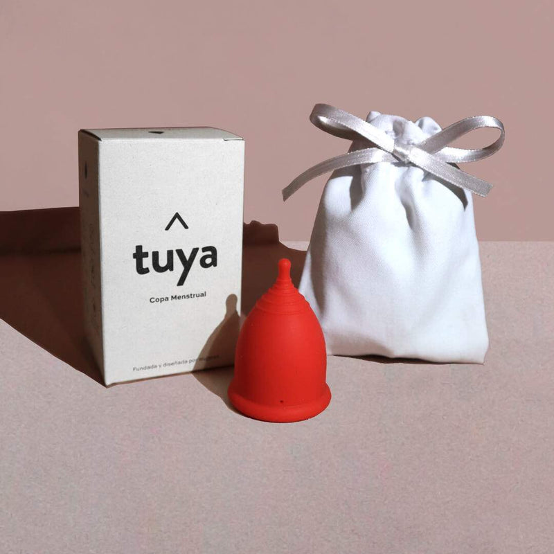 Kit copa menstrual TUYA, ollita esmaltada BLOOM